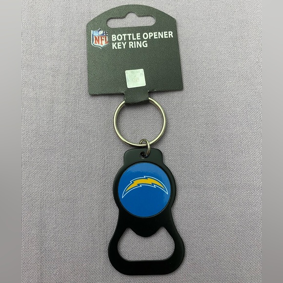 🏈 Los Angeles LA Chargers 🏈 Logo Key Ring Bottle Opener - Picture 1 of 2